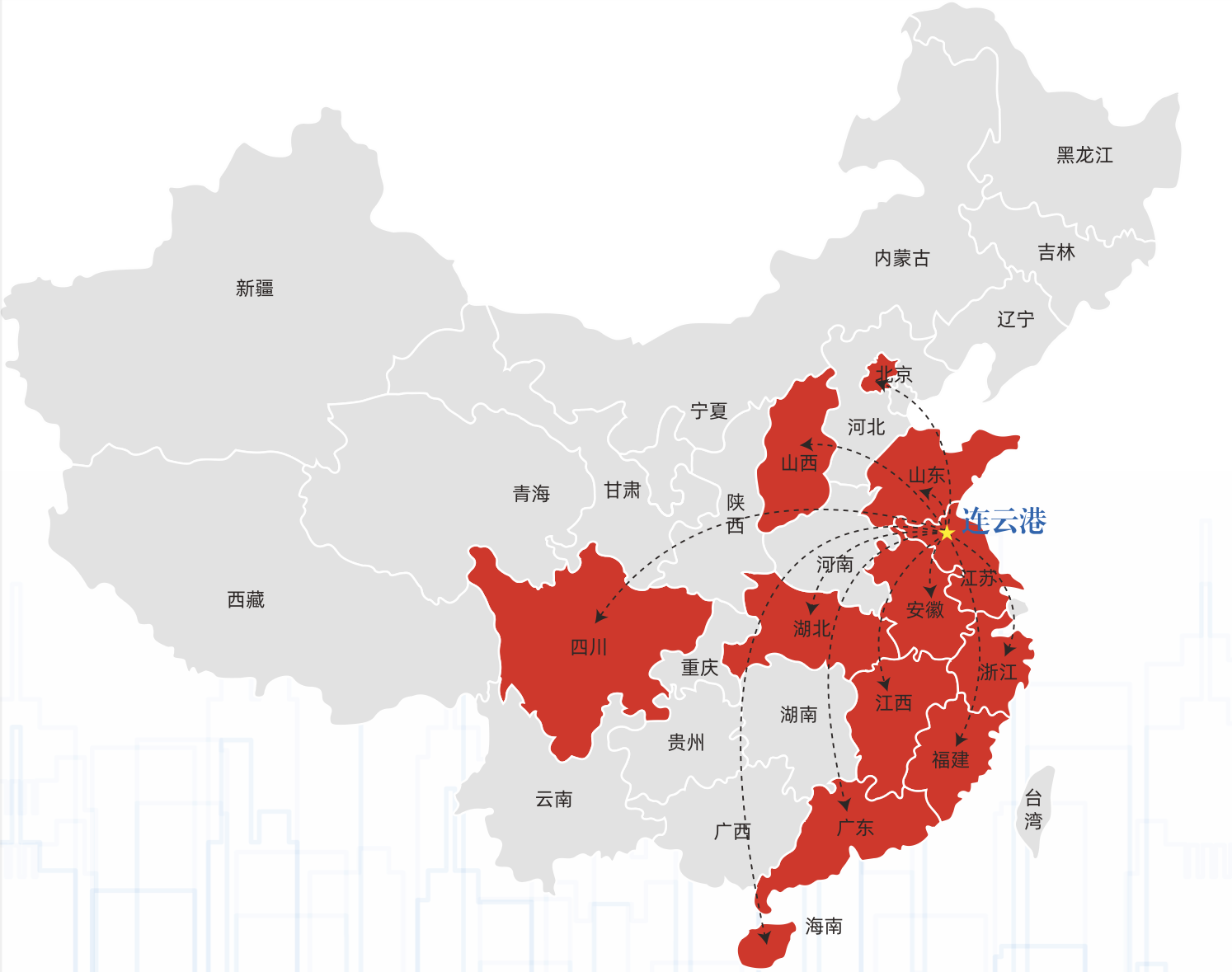 瑞创集团业务分布地图